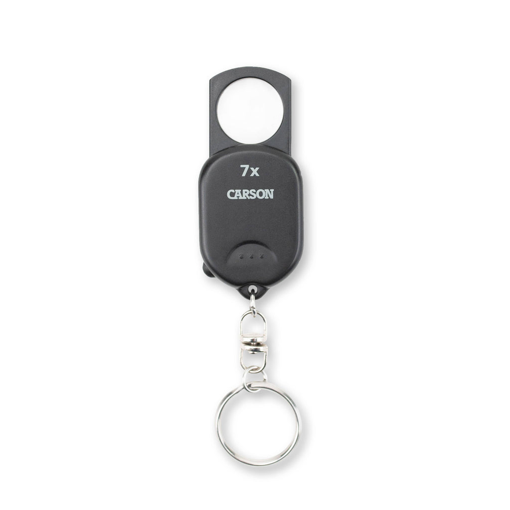 Carson Clip & View GN-70 7x Pop-Up Keychain Magnifier