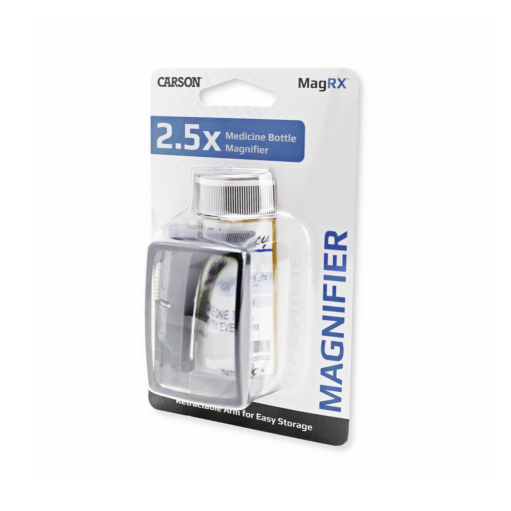 Carson MagRX RX-55 2.5x Prescription Bottle Magnifier
